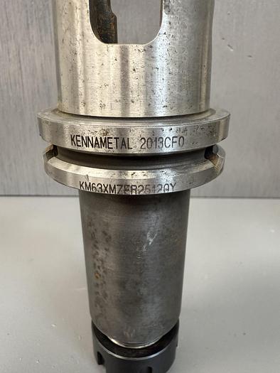 Used KENNAMETAL KM63XMZ COLLET CHUCK KM63XMZ-ER25120Y GHA-GS18
