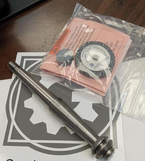 Used Dunmore TN-6 Internal Insert for 5T-200 Spindle w/2 General Purpose Wheels - GHA-