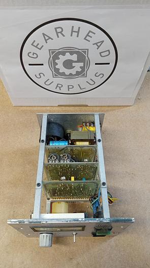 Used Studer Sensitron Type 1300 621 Schema Nr. 1300 624 Fabr. Nr. 1496 220V 50-60Hz GH502