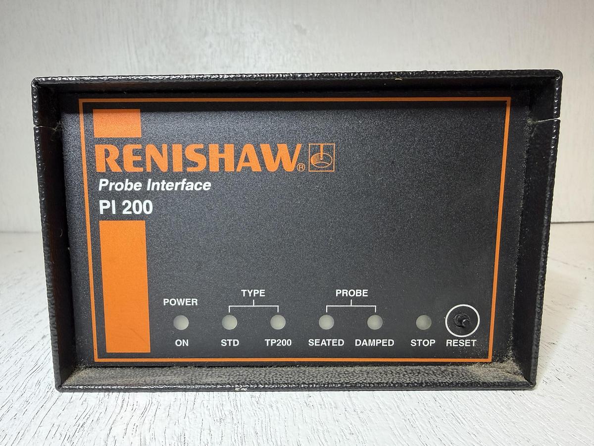 Used Renishaw PI 200 Probe Interface w/ SCR200 Port PICS I/O – 85-264VAC – Tested GHA-180