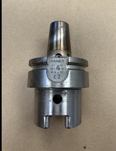 Used Haimer A63.145.06.3 | 6.00mm Diameter x 70.00mm Length Ultra Short HSK-A63 Shrink-Fit Chuck GHA-GS12