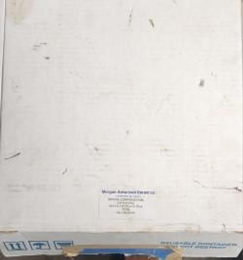 Used Morgan Advanced Ceramics SiC ELR Disc 243 OD x 40 ID x 4.0 Thick - GHA-1