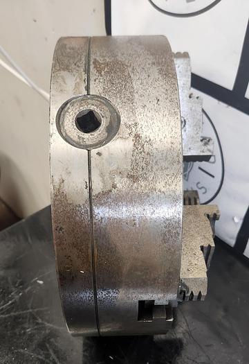Used Bison Manual Lathe Chuck 3575-12 1/2" 3 Jaw Self Cent. Scroll Chuck - GHA-79