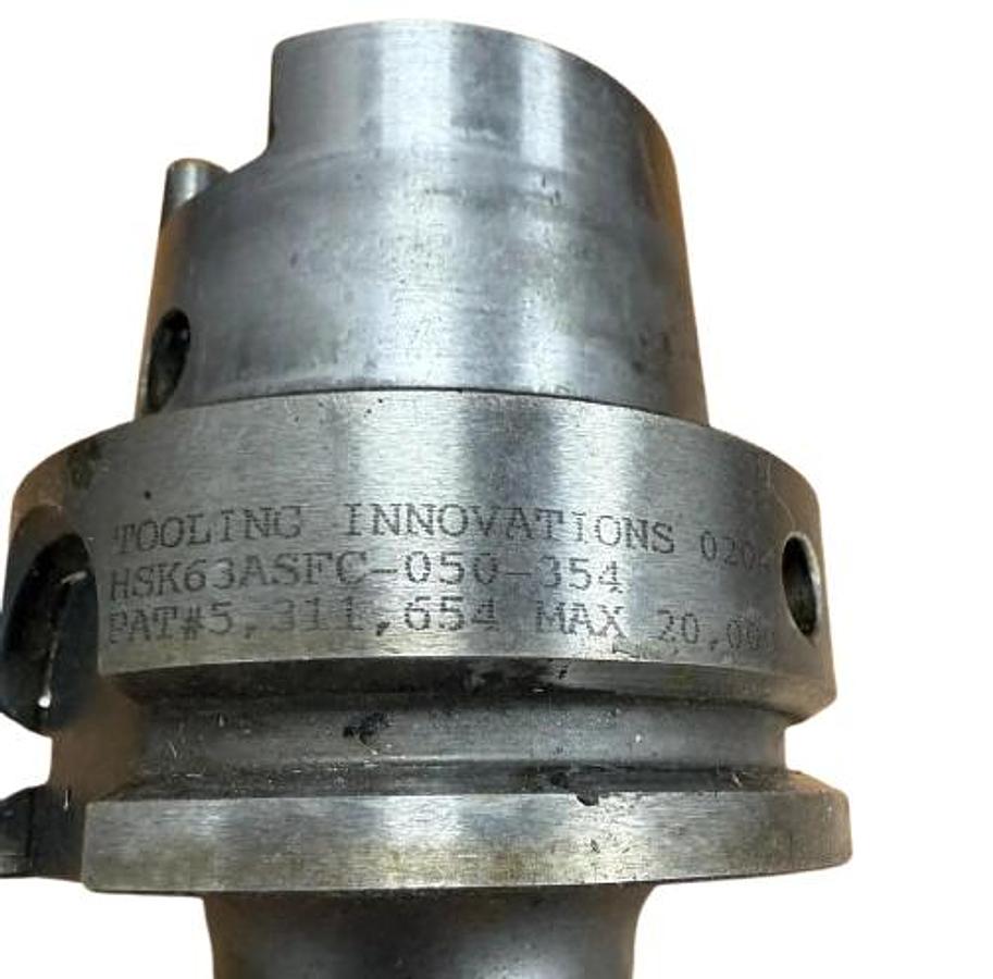 Used Tooling Innovations HSK63ASFC-050-354 Shrink Fit Tool Holder 