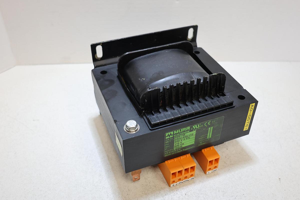 Used Murr Elektronik 866139 500VA Control Transformer 400V to 110V Used