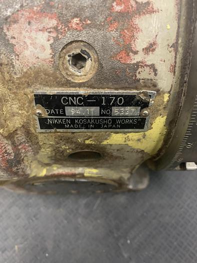 Used Nikken CNC-170 Rotary Table With Tailstock GHA-6