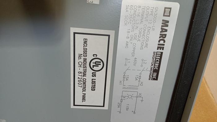 Used Marcie Electric Transformer GN3000-LR 3000VA GH504