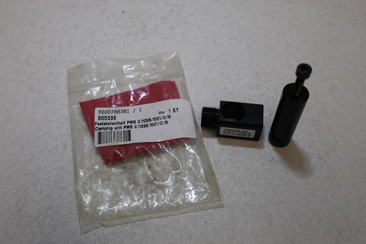 UNIVER AG 500335 Clamping Unit PWB 2.11296.1001/D.16 New OEM