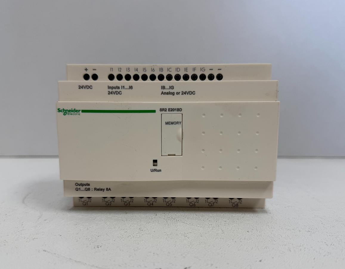 Used Schneider Electric Telemecanique SR2E201BD Smart Relay – Zelio Logic, 24VDC GHA-99