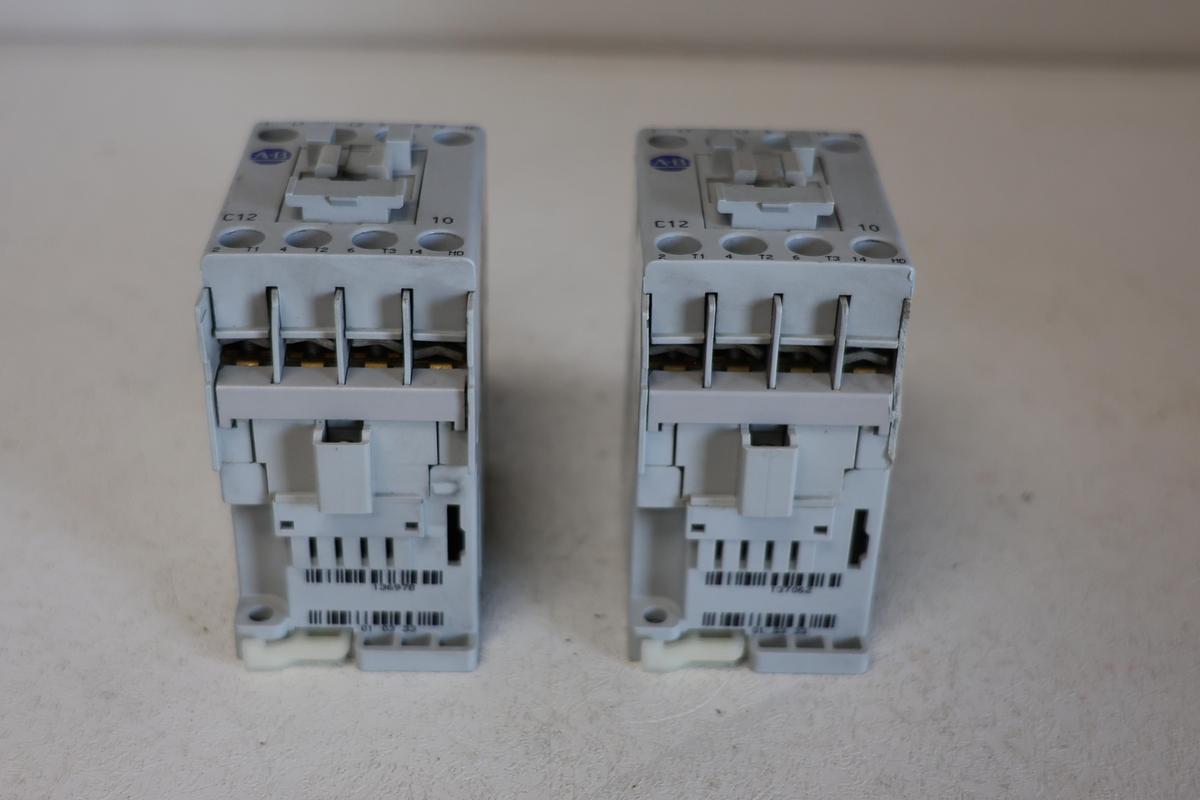 Used (Lot of 2) Allen Bradley 100-C12*10 Contactor – Series A