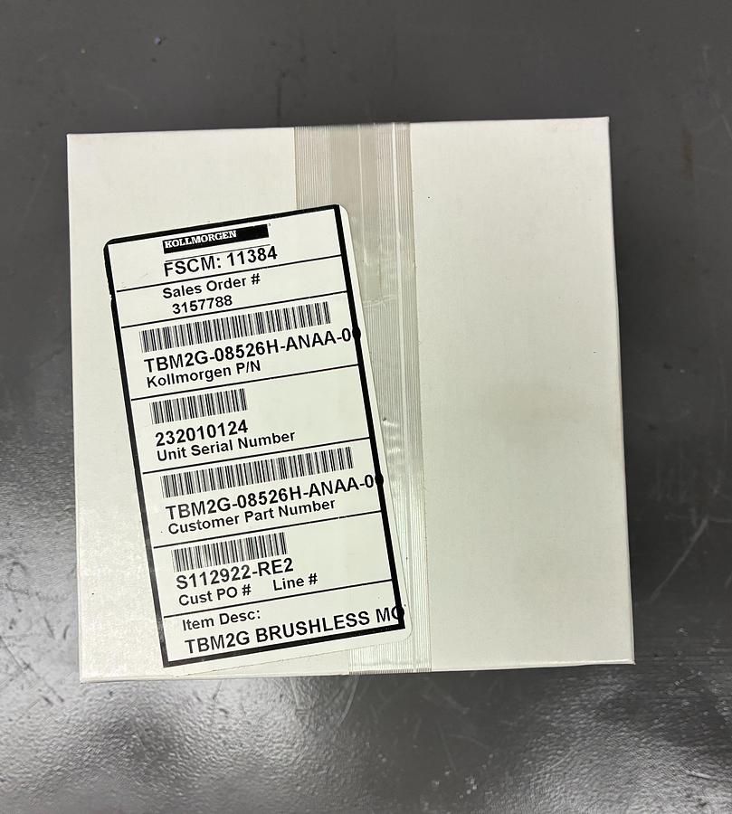 Used Kollmorgen TBM2G-08526A-ANAA-00 Frameless Servo Motor – New / Unused GHC-40