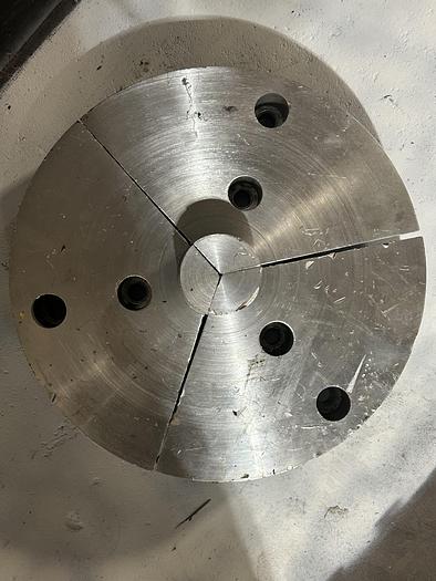 Used Abbott Aluminum TH12MDP1 12" Pie Jaw Set 1/2" Screw Size - GHB-78