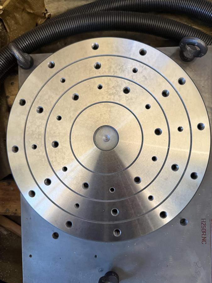 Used Hirschman H250R.NC Electric Rotary Indexing Table 9-3/4" 