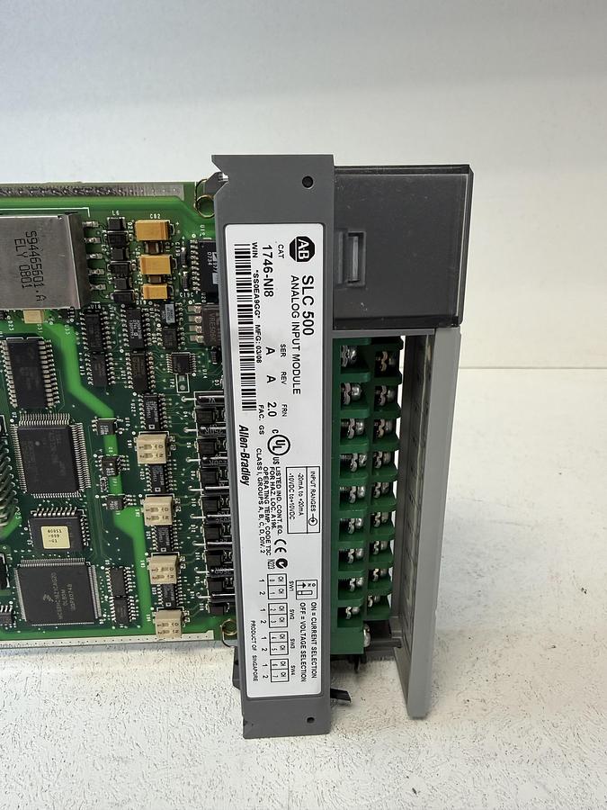 Used Allen Bradley 1746-NI8 SLC 500 Analog Input Module PLC GHA-179