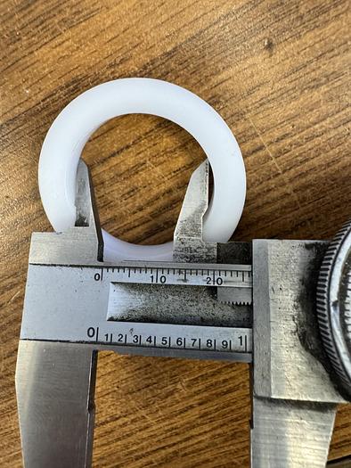 Used Upstop Pivot Spacer Nylon OD 2" ID 1" W .25 GHGC-D18