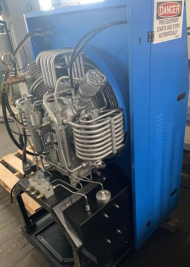 Used Nuvair MCH36/ETS Silent Scuba Tank/Air Compressor 440V/60Hz/52A 6000 PSI GHA-up