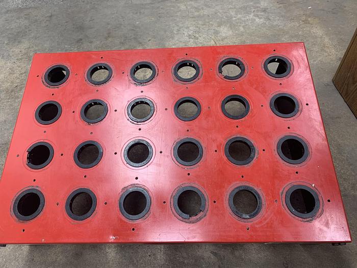 Used Huot 24 Slot Cutting Tool Storage 18"x27" GHB-19