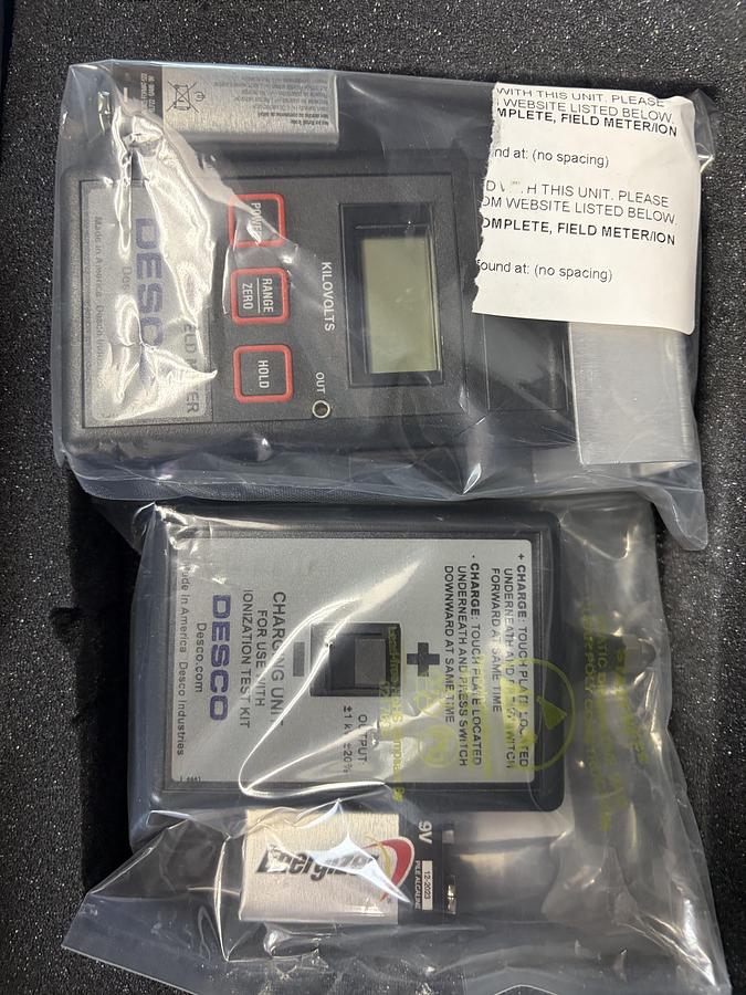 Used Desco Ionization Test Kit 19493 