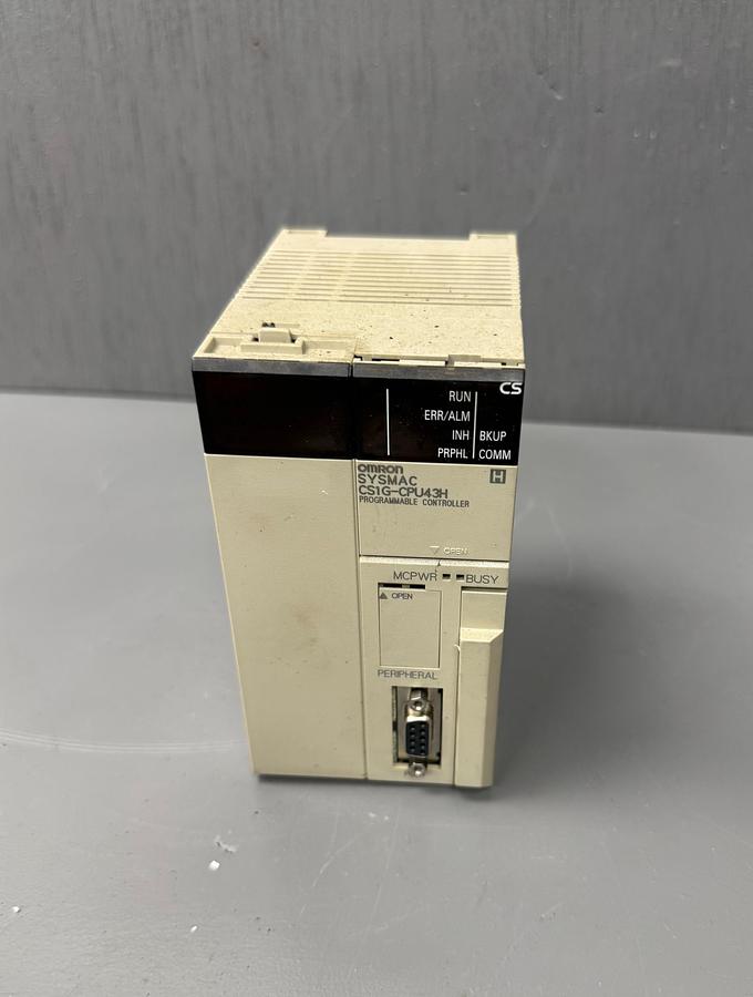 Used Omron CS1G‑CPU43H PLC CPU Module – SYSMAC CS1 Series GHC-36