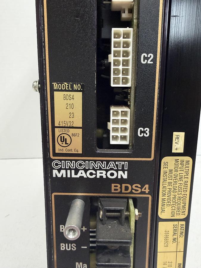 Used Cincinnati Milacron Vickers BDS4-210-23-415W32 Servo Drive GHA-51