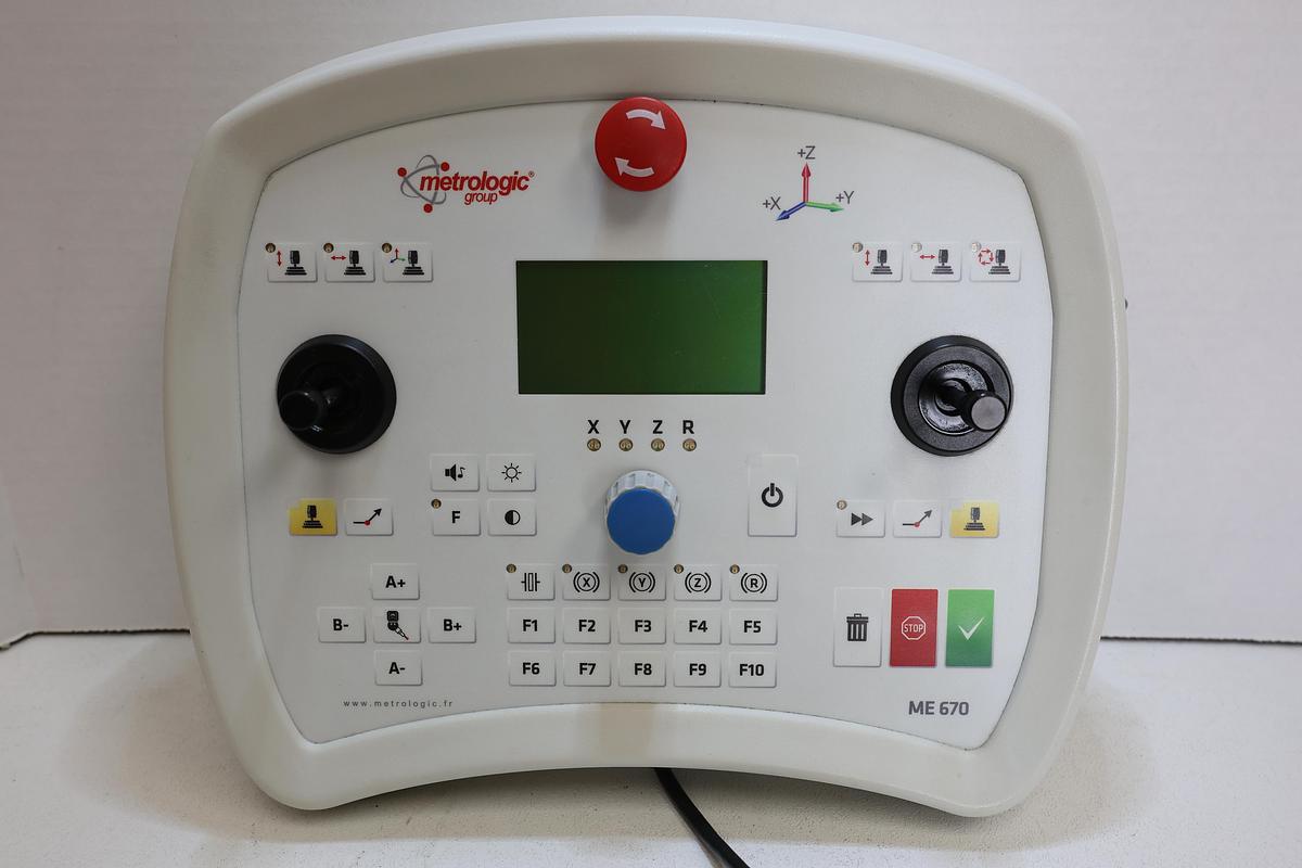 Used Metrologic Group ME670 CMM Control Pendant Operator Interface Panel