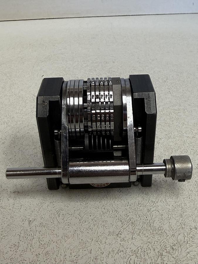 Used Pryor Series 2000 6 Digit (1/2" total width) Auto Numbering Head - GHA-117