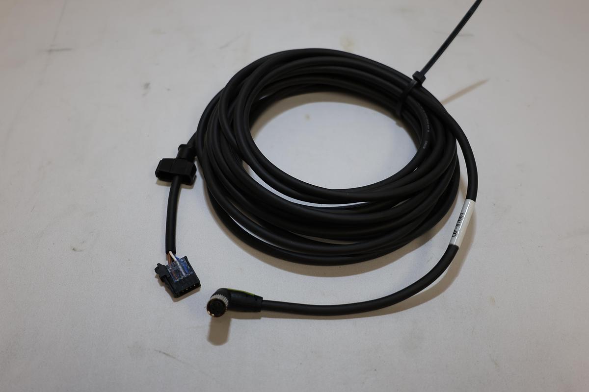 KEYENCE VM-1 Industrial Sensor Cable Cordset 10 Ft M8 Right Angle NEW