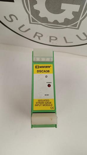 Used Dataforth DSCA38-07 Isolated Analog Signal Conditioning Module GHB9