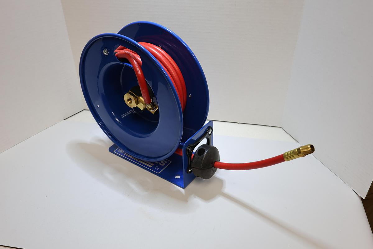 Coxreels LG-LP-115 Spring Retractable Air Hose Reel 1/4" x 15' New