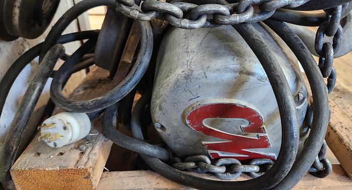 Used CM Lodestar 2 Ton Model R Electric Chain Hoist 8 FPM 208-240/440-480V - GHA-UP