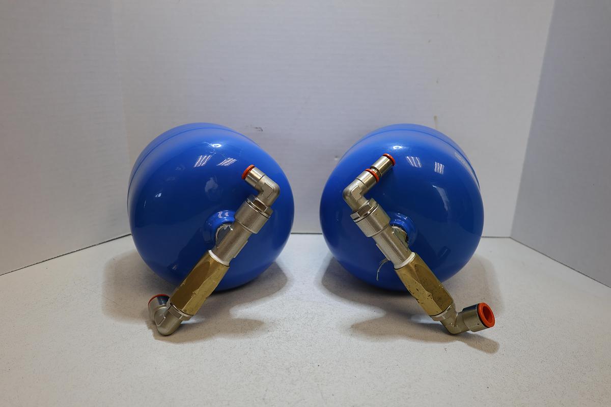 Used Rocco 2.5L Air Reservoir Tank w/ Pneumatic Fittings 11 Bar 2021 Italy Used
