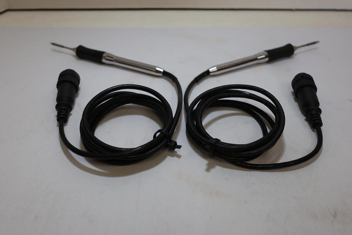 Used Lot of 2 Industrial Soldering Iron Handpieces w/ Tips 5-Pin Connector