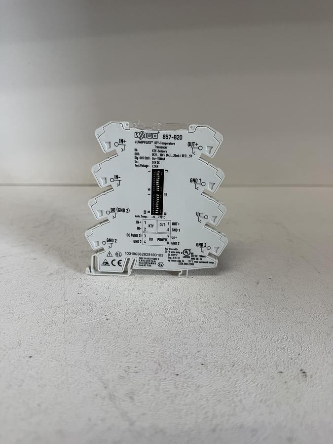 Used WAGO 857-820 JUMPFLEX Industrial Signal Conditioner Module GHGC-15