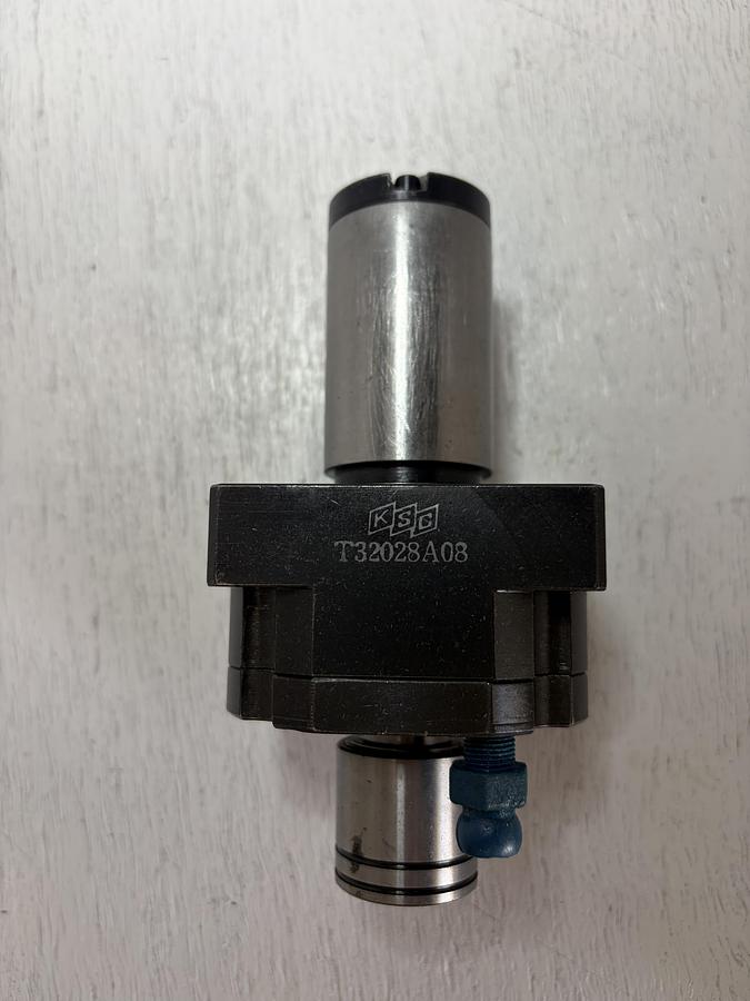 Used KSC ER20 CROSS DRILLING LATHE LIVE TOOL HOLDER w/ 40mm SHANK GHA-178