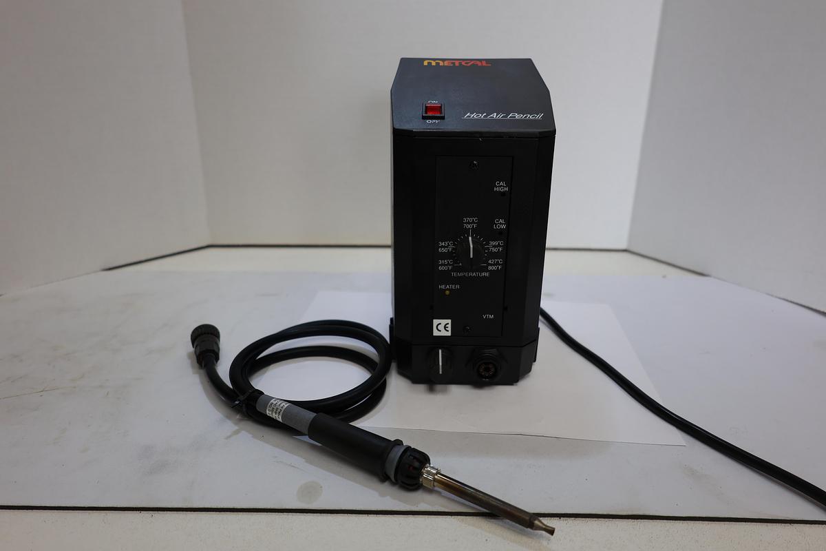 Used Metcal SMT1101 Hot Air Pencil Rework Station w/ Handpiece Tested Working