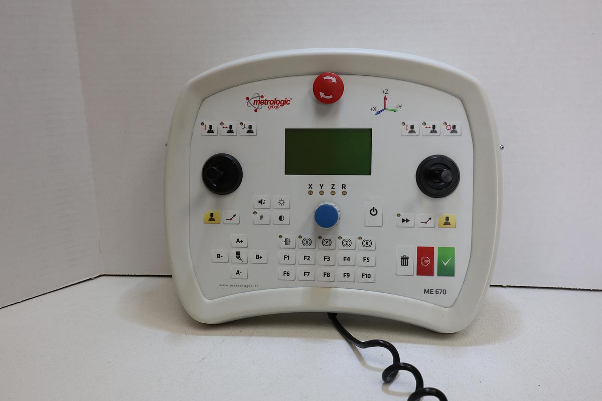 Used Metrologic Group ME670 CMM Control Pendant Operator Interface Panel