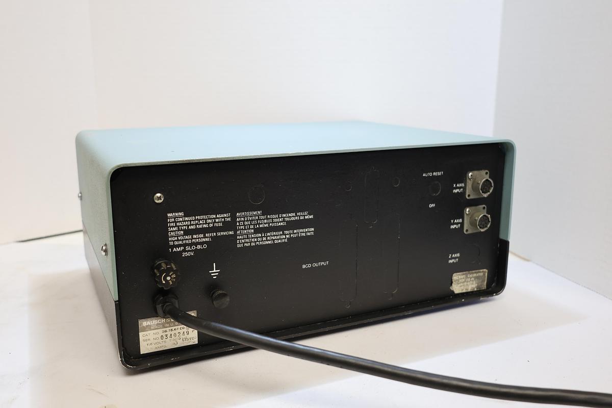 Used Bausch & Lomb ACU-RITE II 2-Axis Digital Readout DRO Cat. 38.75.67 CNC Mill