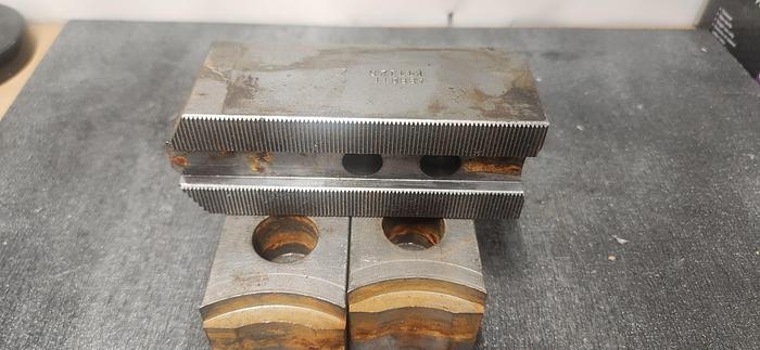 Used ALUMINUM SERRATED SOFT JAWS (set of 3)- GHA-30