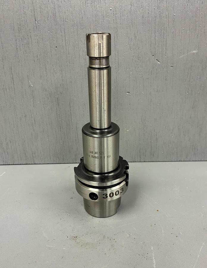 Used HSK A63 ER ER16X160 ME G2.5 20K RPM Collet Chuck Tool Holder HSKA63 GHC-6