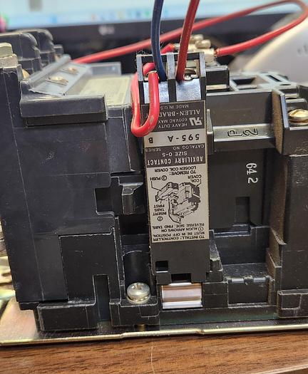 Used Allen-Bradley 500-CA920 AC Contactor, 2-Pole, 240V60Hz Coil GHB-51