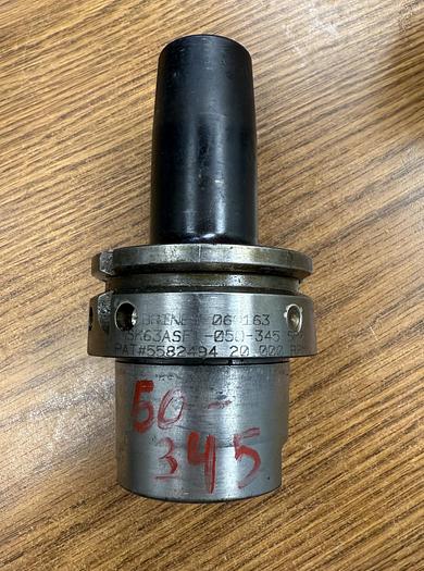Used BRINEY HSK63ASF-050-345 SHRINK FIT TOOL HOLDER GHA-GS38