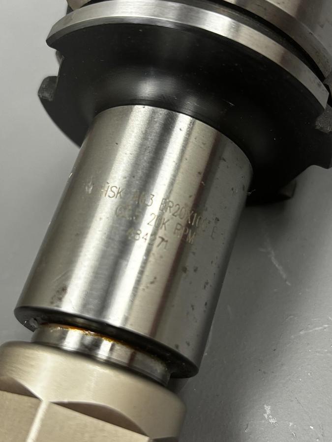 Used HSKA63 ER20X100 E G2.5 20K RPM HSKA63 GHC-3