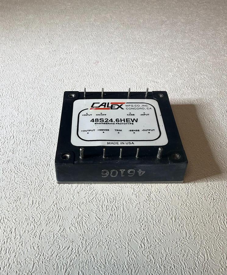 Used CALEX 48S24.6HEW Power Supply | 48V DC | Industrial PSU | Tested GHA-37