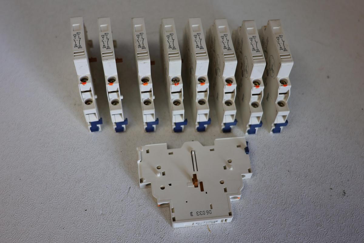 Used (Lot of 9)Schneider Electric GVAN11 Auxiliary Contact Block – TeSys GV2/GV3 Series GHC-16