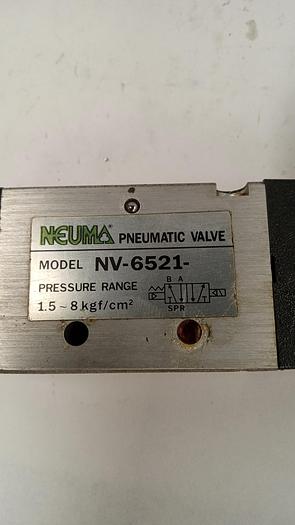 Used Neuma NV-6521 1/4" Pneumatic Valve GH501