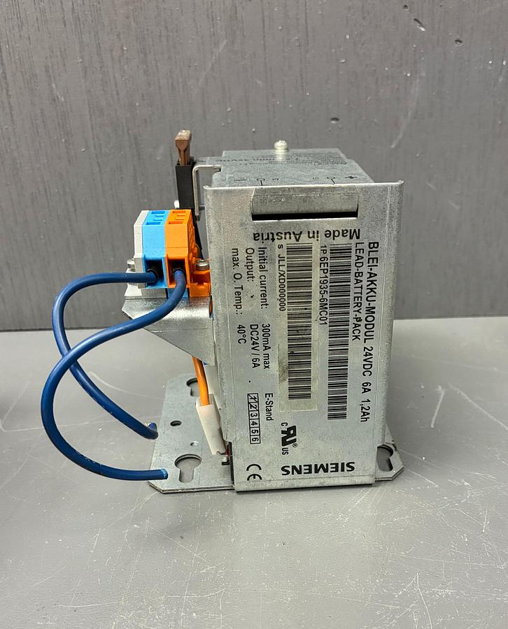 Used Siemens BLEI-AKKU-MODUL 24V DC 6A 1.2Ah | Backup Battery Module GHC-34