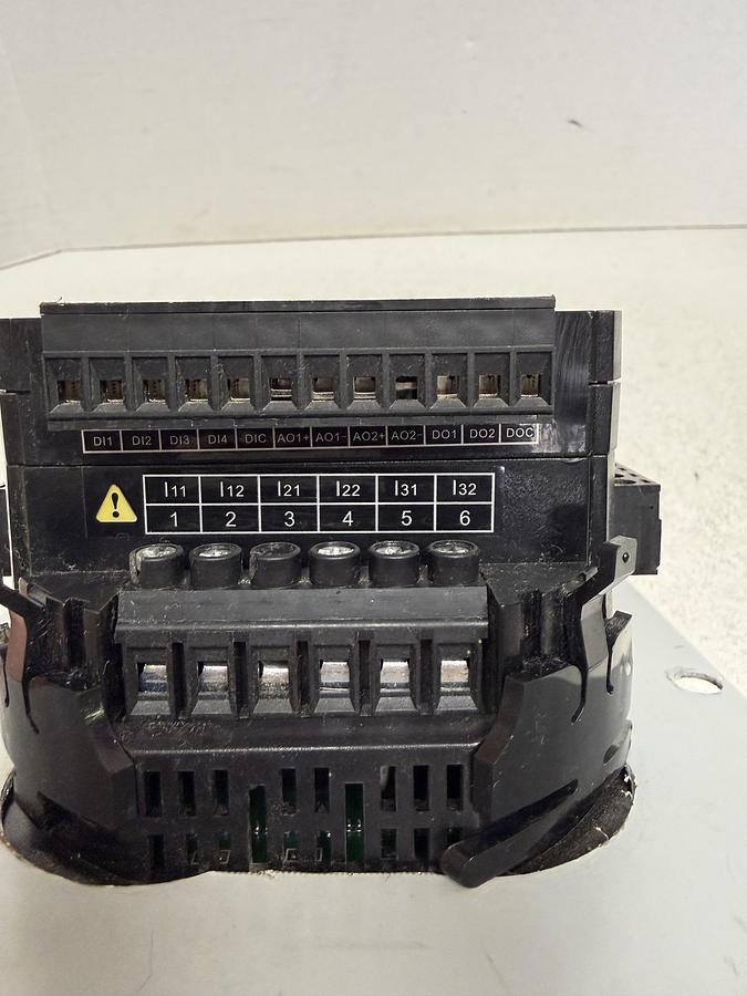 Used Acuvim II-D-60 Multifunction Power Meter w/ AXM-IO2-1- A GHA-92