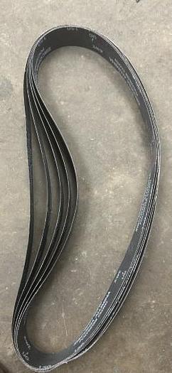 Used 5 Pcs 2"X48" Zirconia Alumina X-WT. Sanding Belt 150 Grit - GHB-73