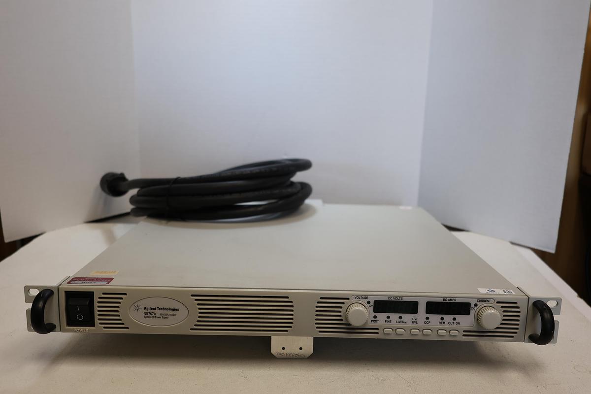 Used Agilent N5767A 60V 25A 1500W System DC Power Supply w/ Power Cord
