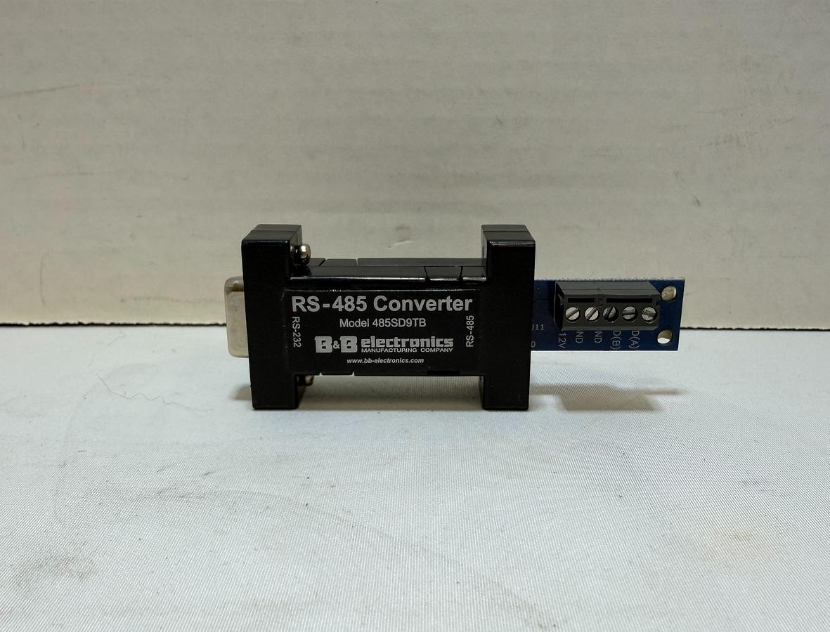 Used B&B Electronics 485SD9TB RS-232 to RS-485 Converter